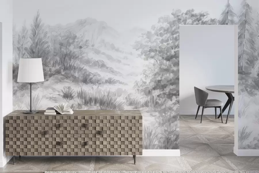 fototapet Contururi colorate w04572v2