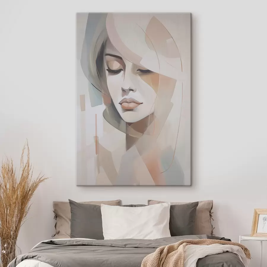 Tablouri Portret abstract al unei fete s45972