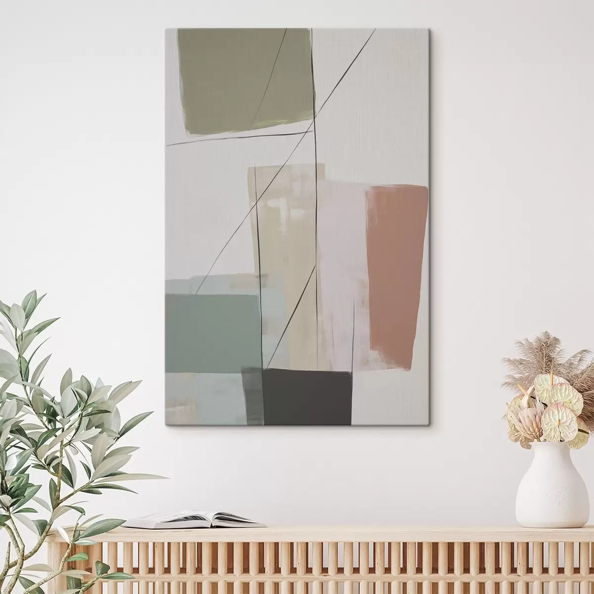 Tablouri Abstracție cu imitație de abraziuni s45974