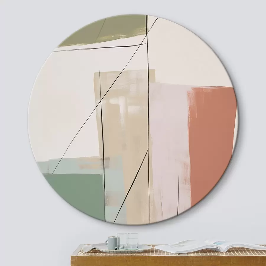 Tablouri Abstracție cu imitație de abraziuni r45974