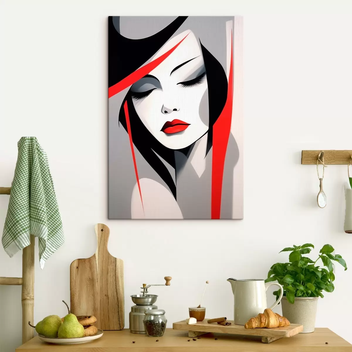 Tablouri Portret feminin abstract s45964