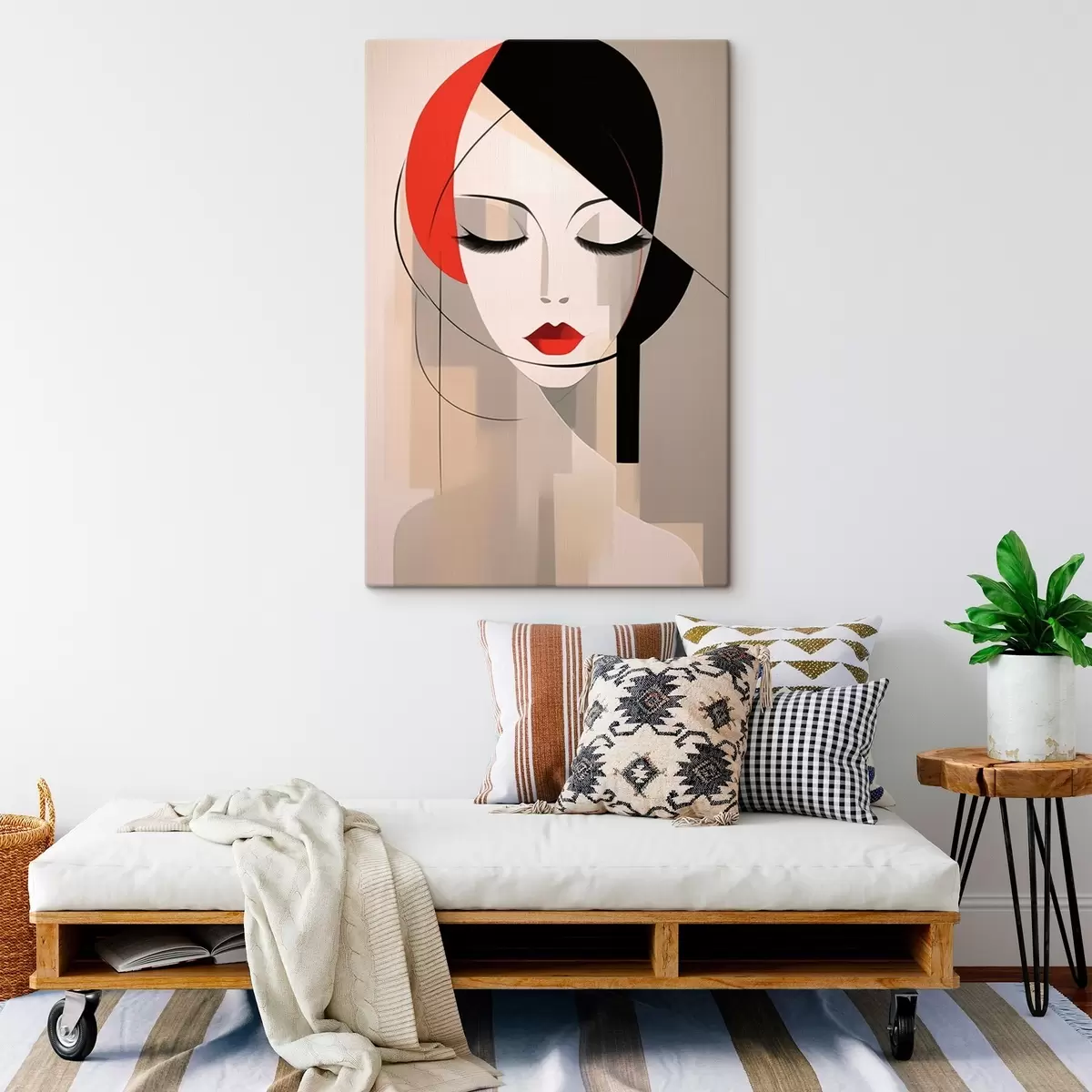 Tablouri Portret feminin abstract s45965