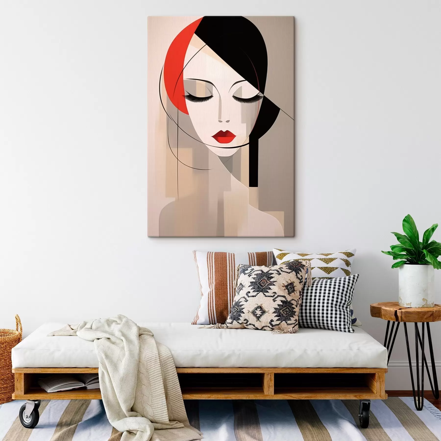 Tablouri Portret feminin abstract s45965