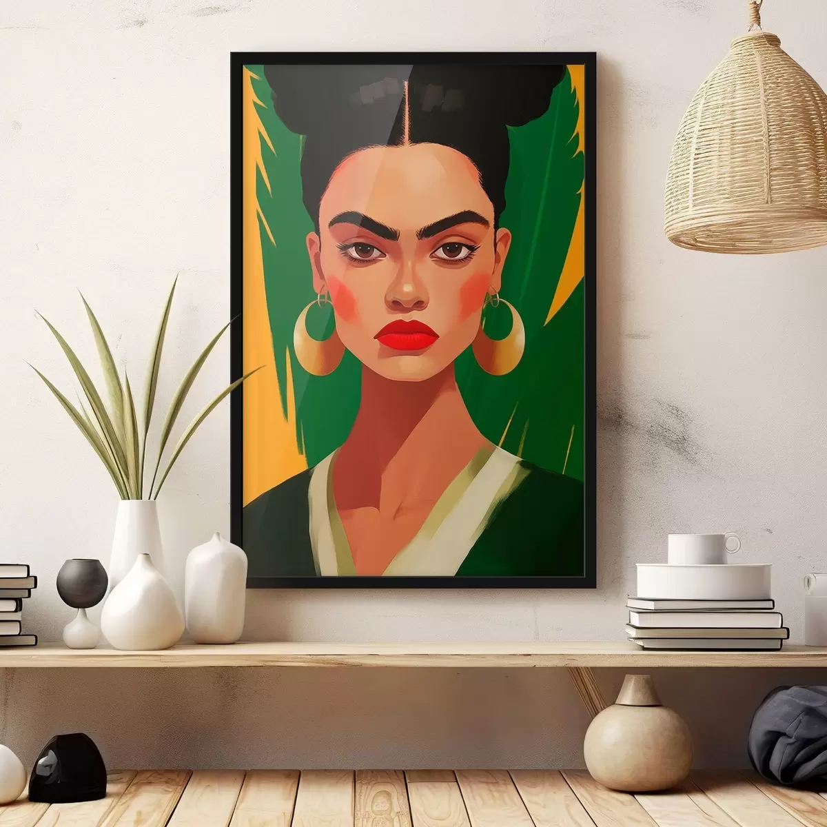 Poster Femeie cu cercei f45953