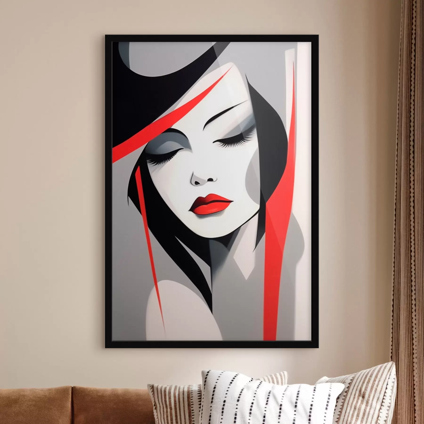 fototapet Portret feminin abstract f45964