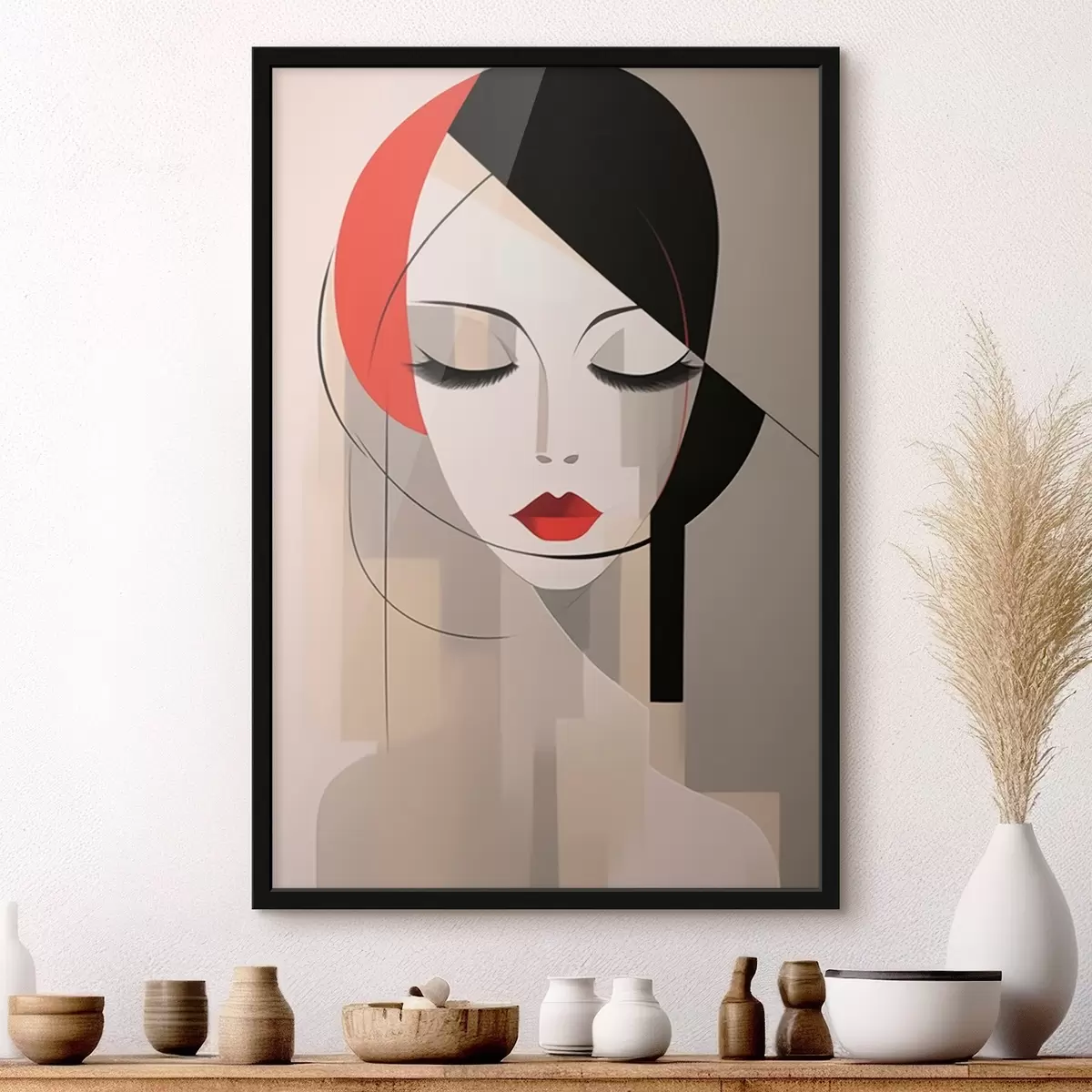 Poster Portret feminin abstract f45965