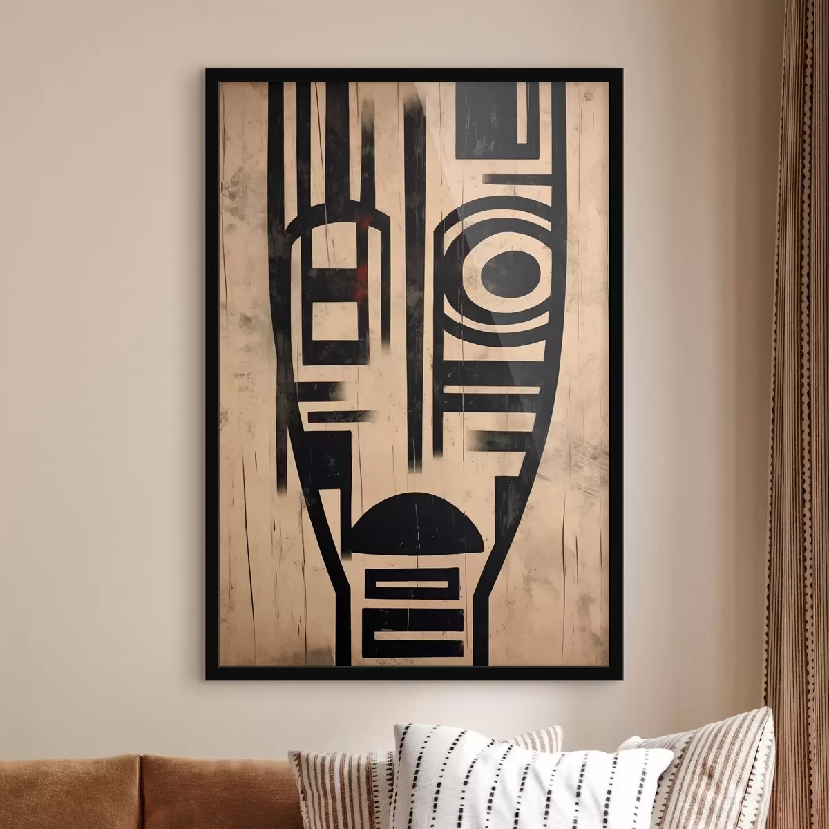 Poster Față abstractă geometrică f45971