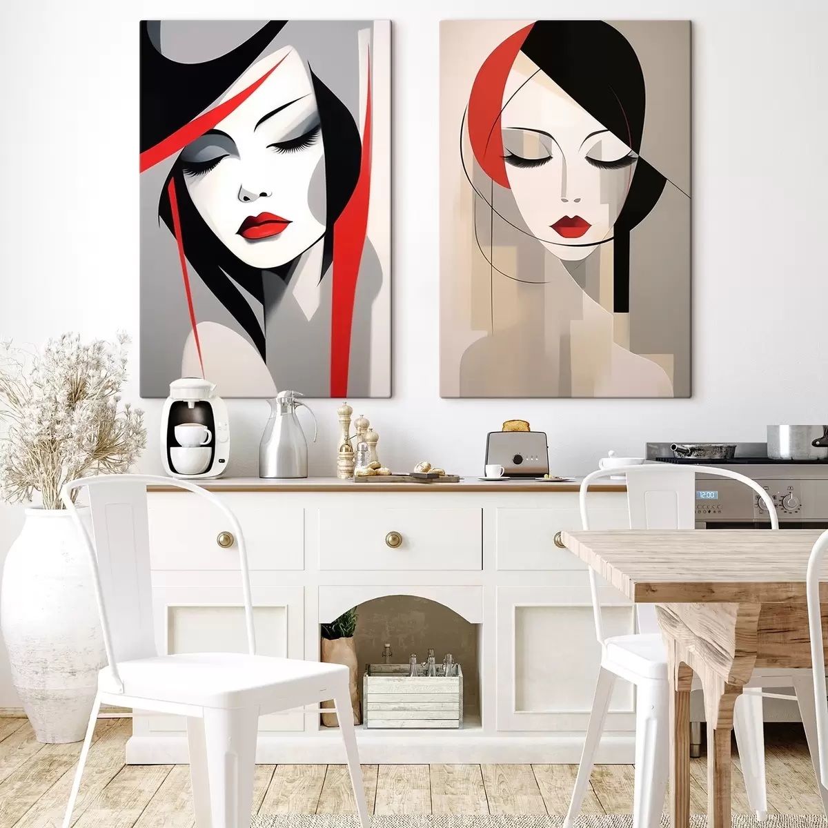 Tablouri Portrete feminine abstracte m00774