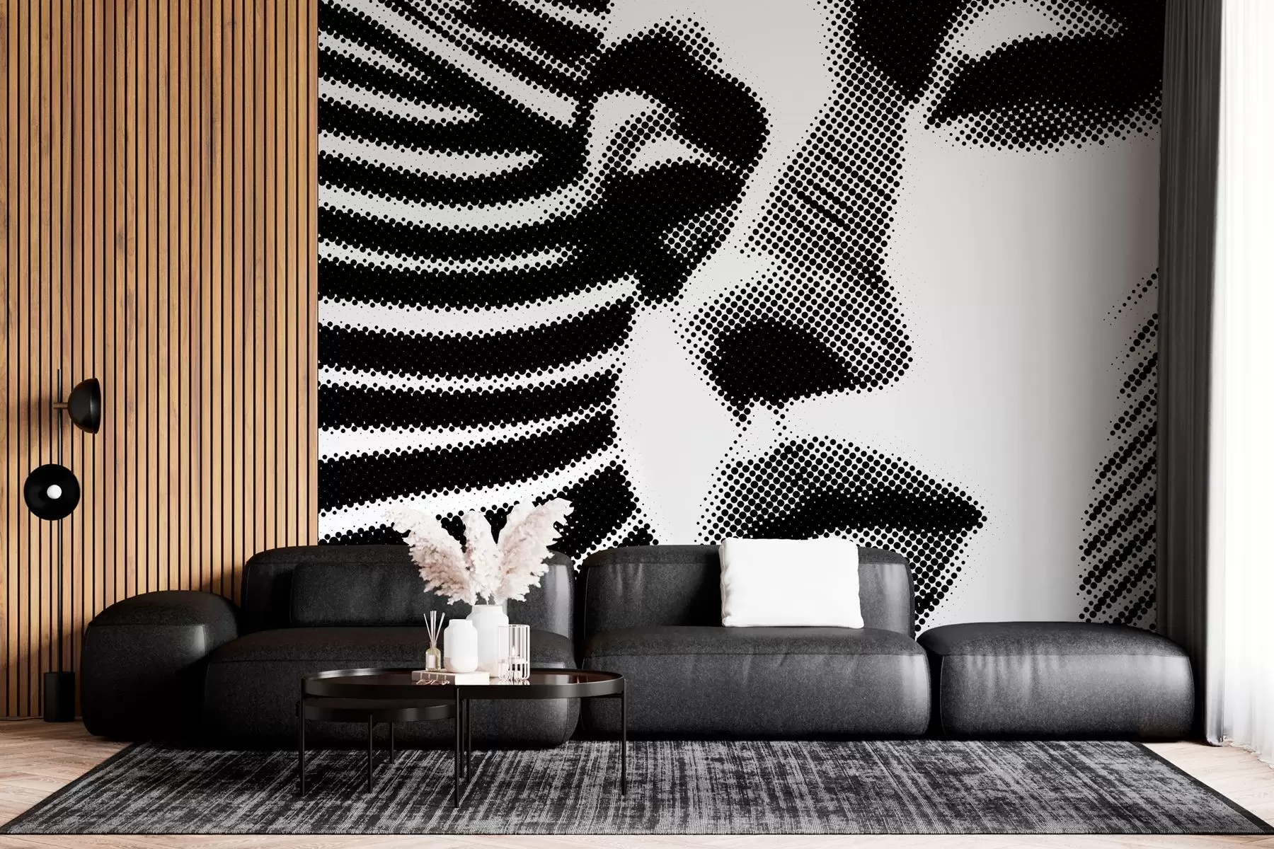 fototapet Fața unei femei în stil pop art w04504