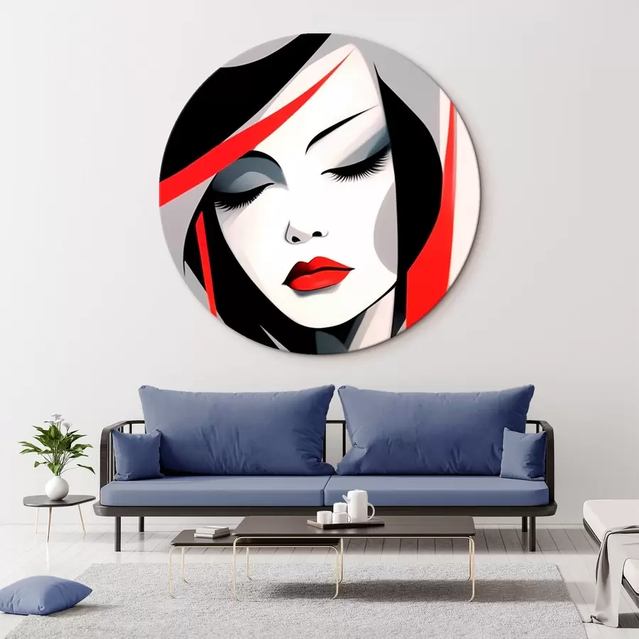 Tablouri Portret feminin abstract r45964