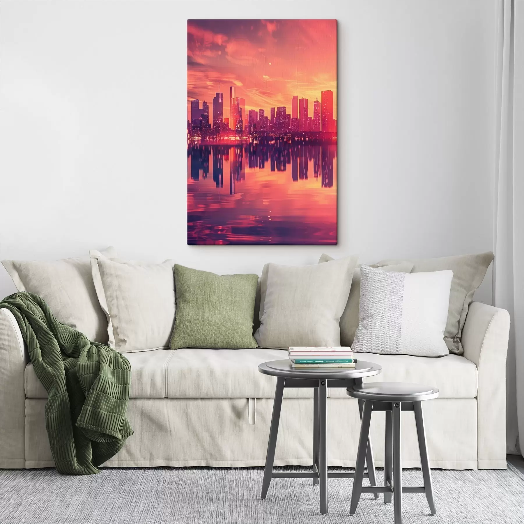 Tablouri Orașul la apusul soarelui s45658