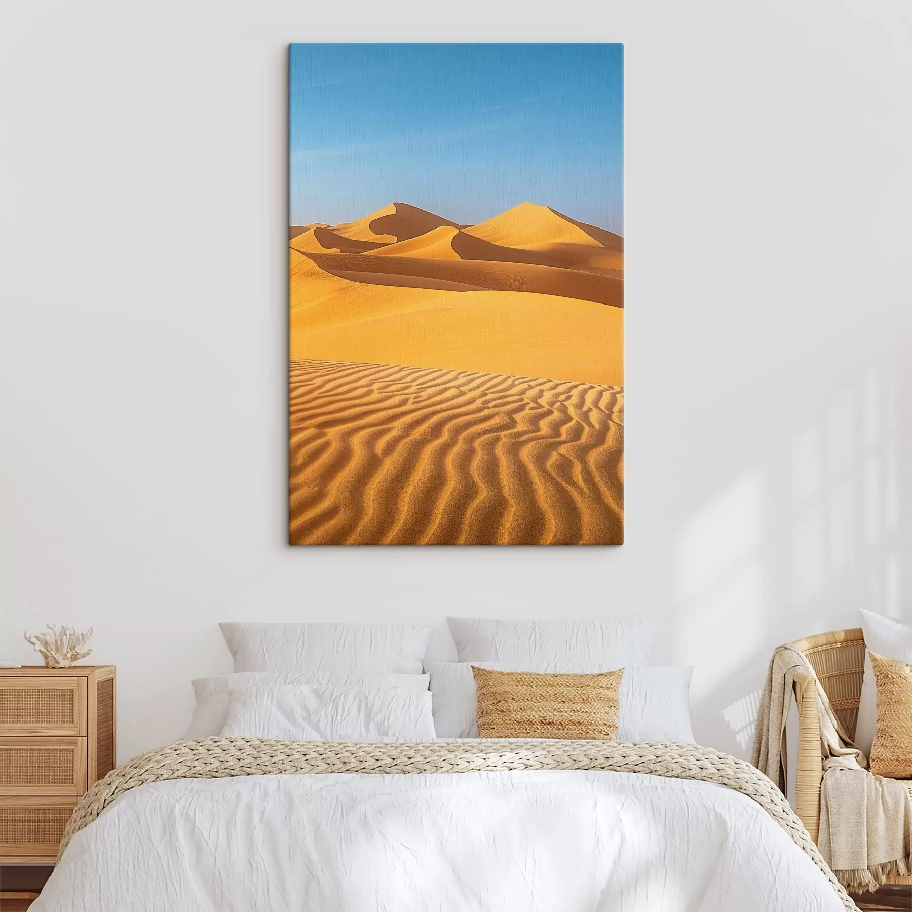 Tablouri Cer albastru pe fundalul unui deșert s45666