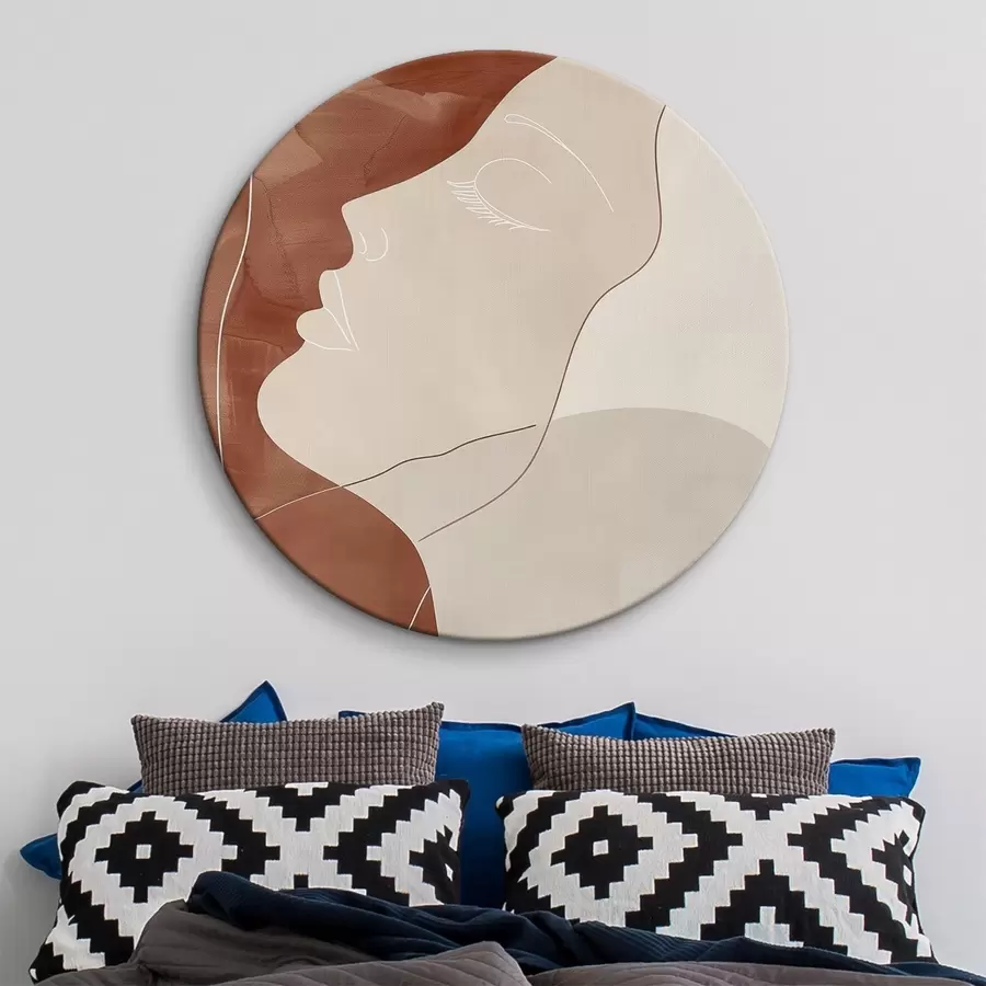 Tablouri Abstracție, silueta unei fete r45656