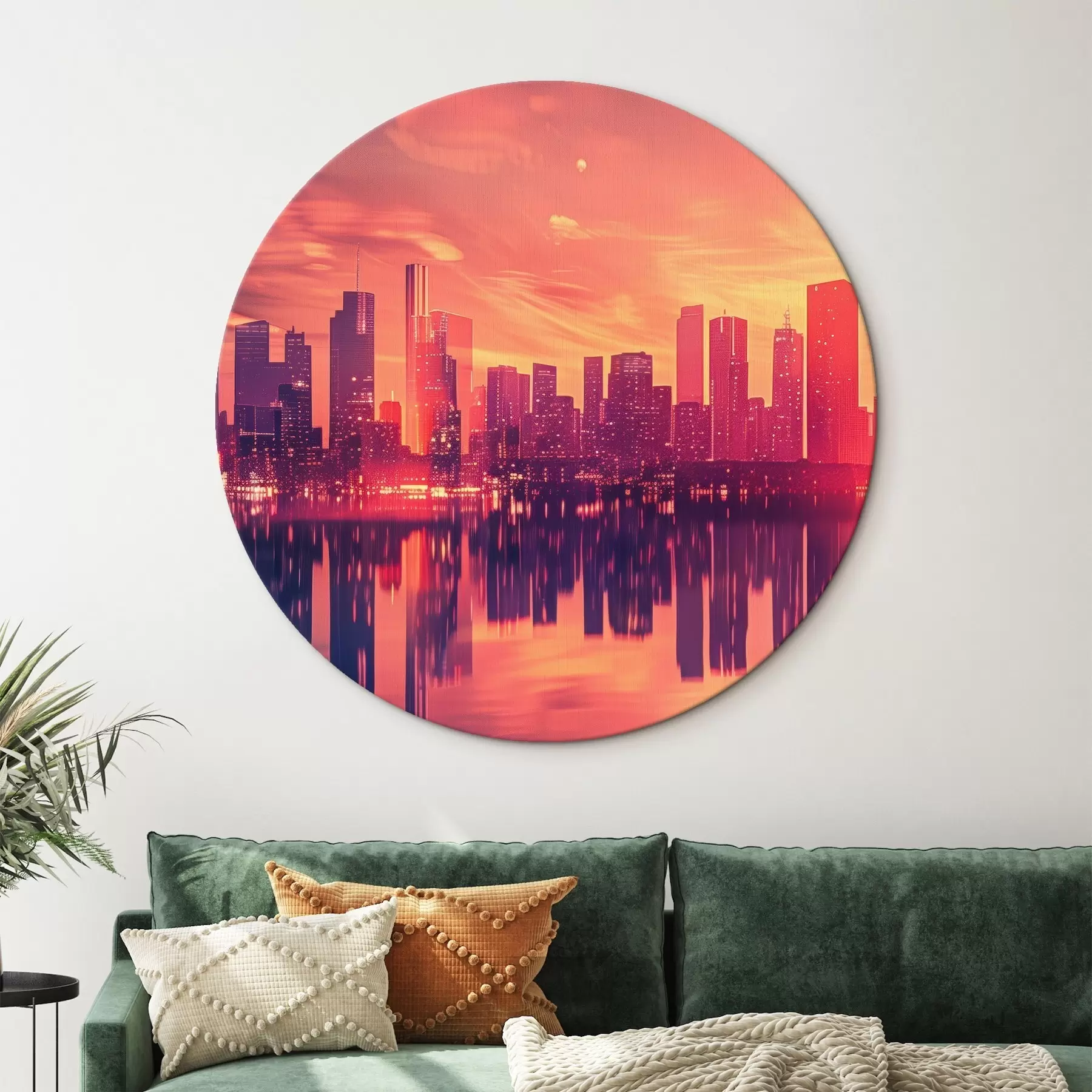 Tablouri Orașul la apusul soarelui r45658