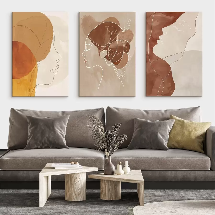 Tablouri Abstracție, oameni, fată m00783