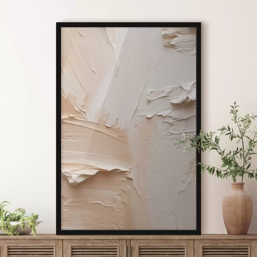 fototapet Tușe ușoare, textură cremoasă, nisipoasă f45872