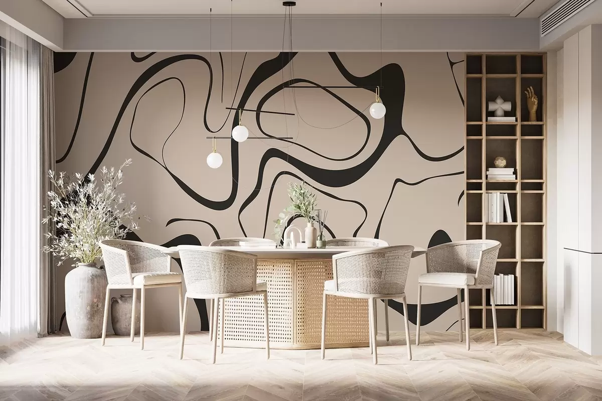 fototapet Model abstract w04649