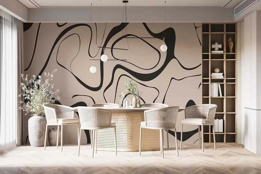 fototapet Model abstract w04649