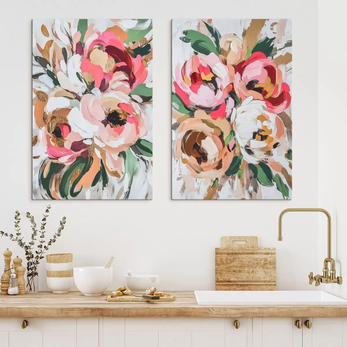 Tablouri Flori abstracte mari m00718