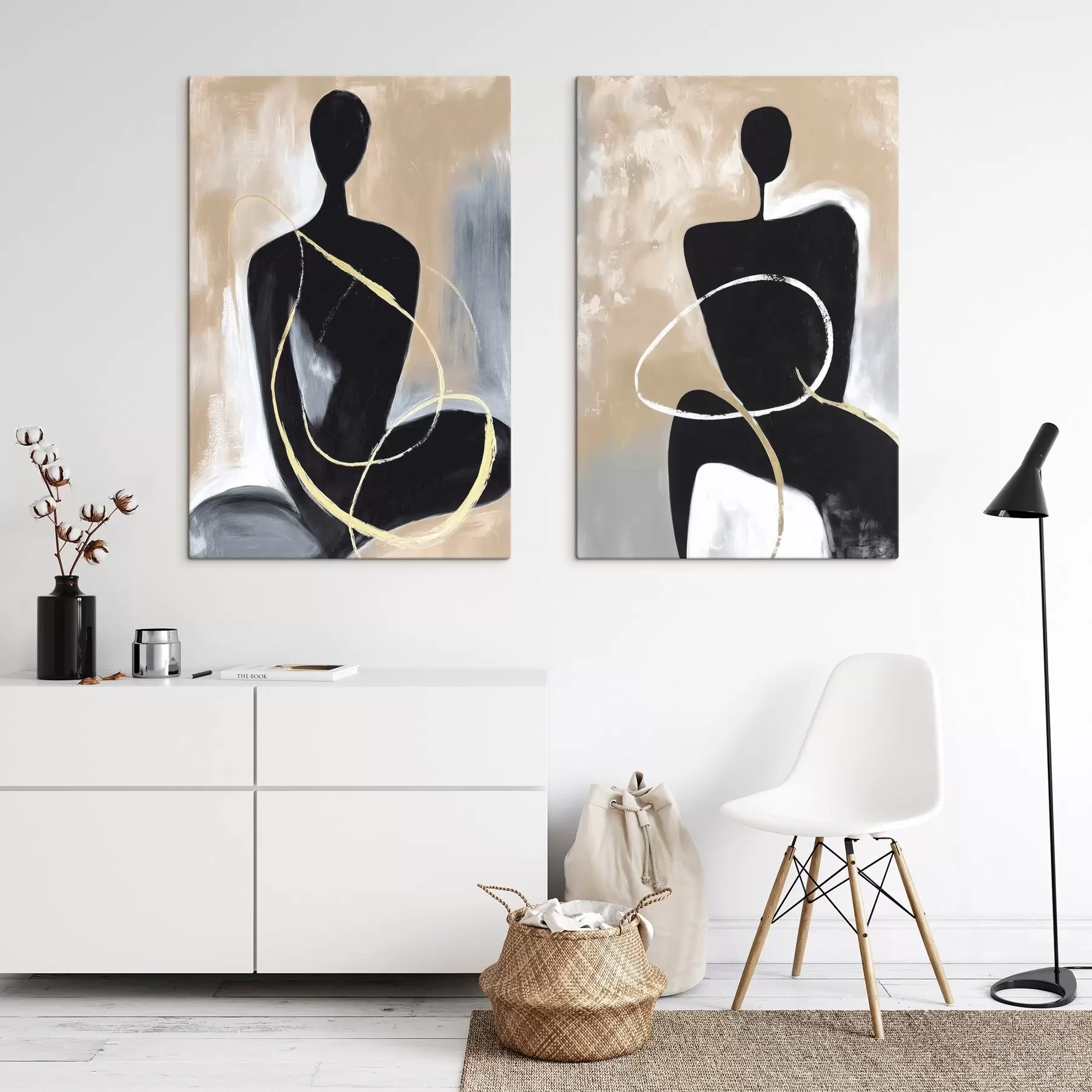 fototapet Siluete abstracte m00719