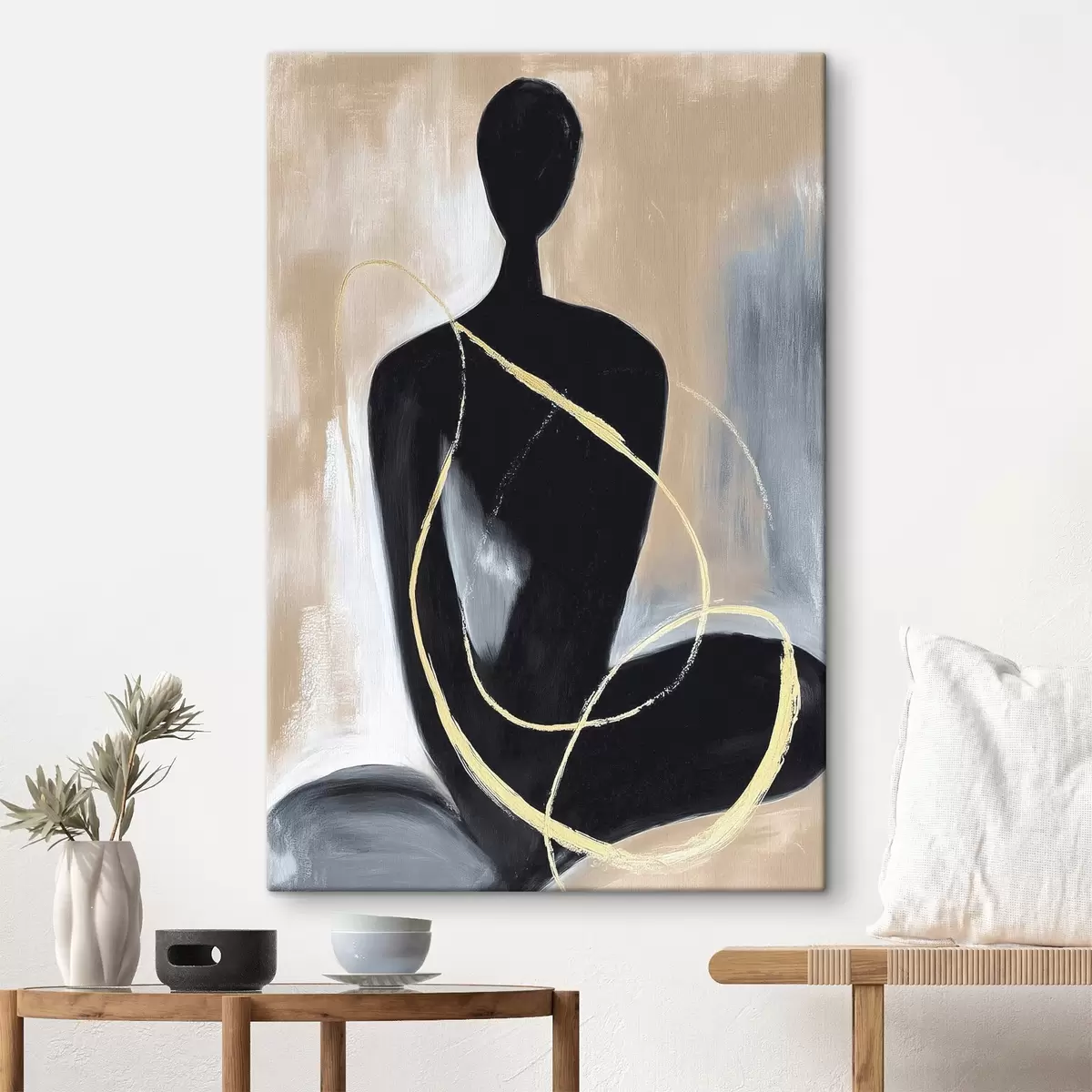 Tablouri Siluetă abstractă s45985