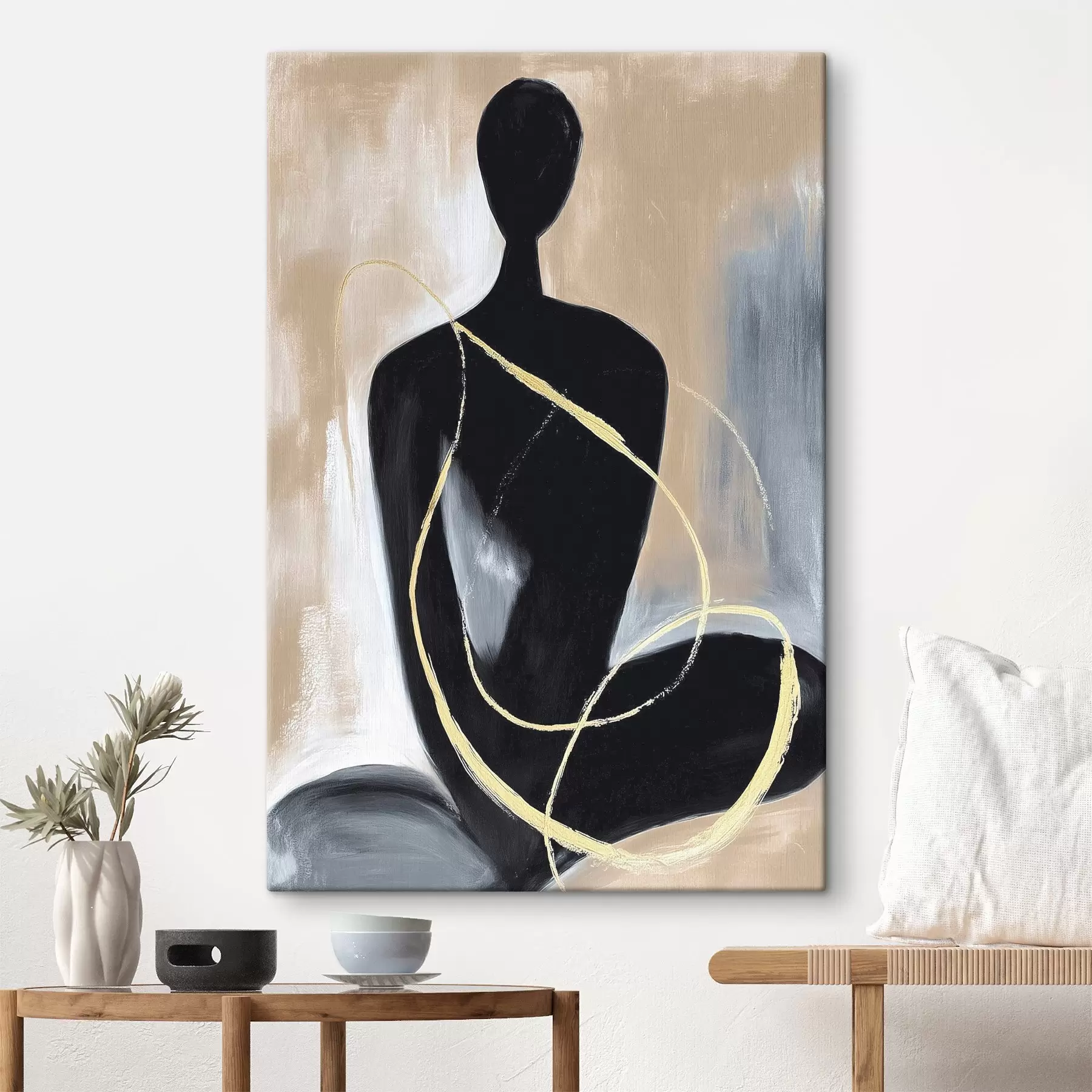 Tablouri Siluetă abstractă s45985