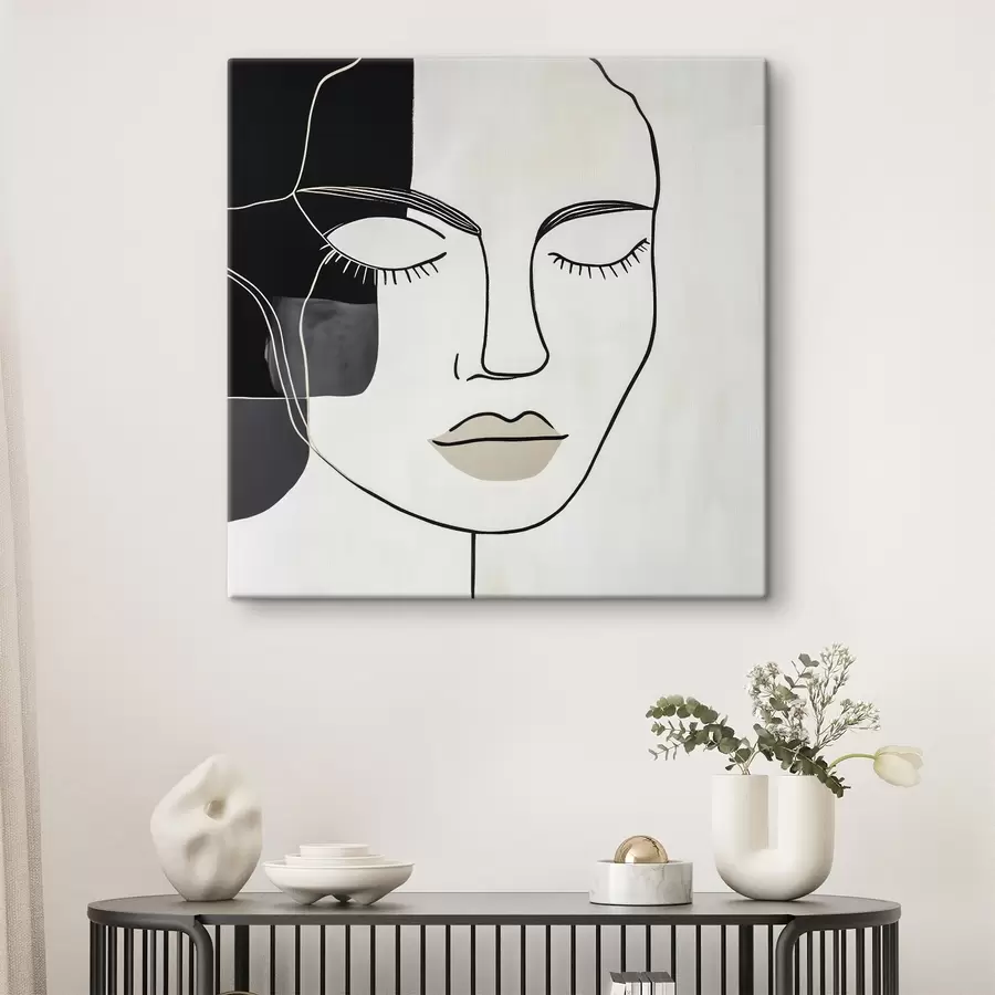 Tablouri Portret abstract minimalist s45987