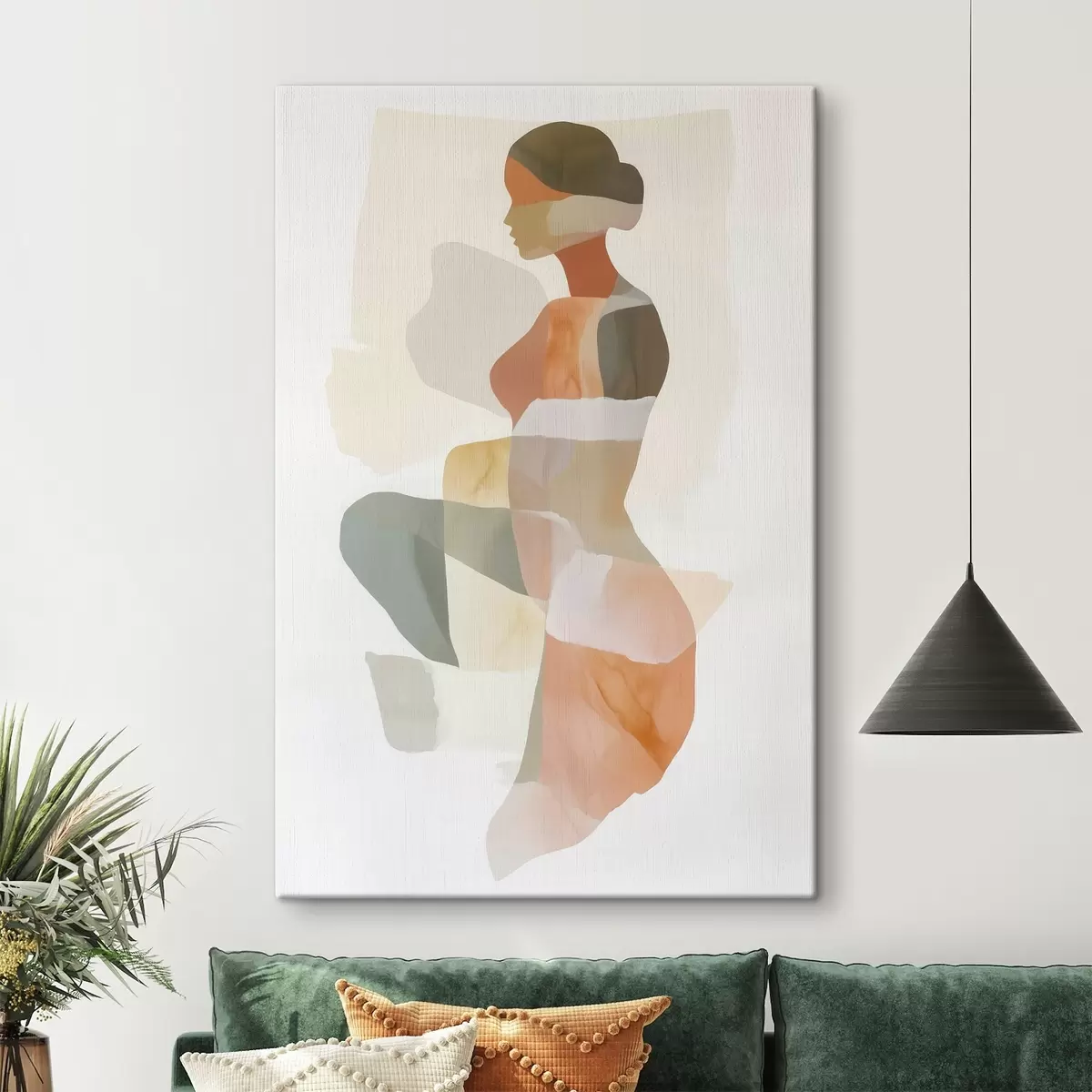 Tablouri Siluetă feminină abstractă s45992