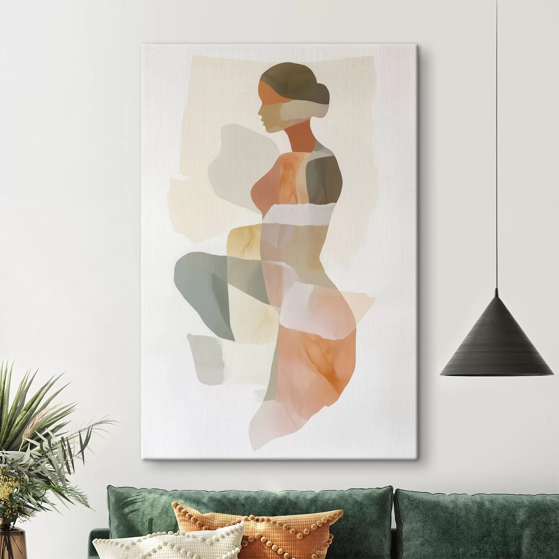 Tablouri Siluetă feminină abstractă s45992