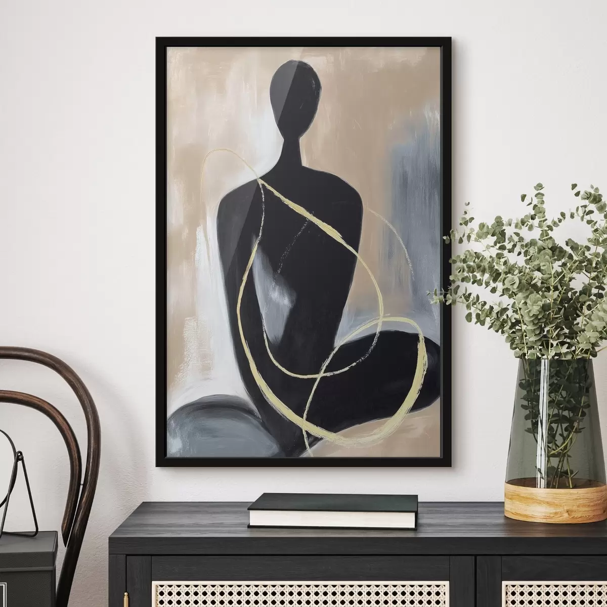 Poster Siluetă abstractă f45985