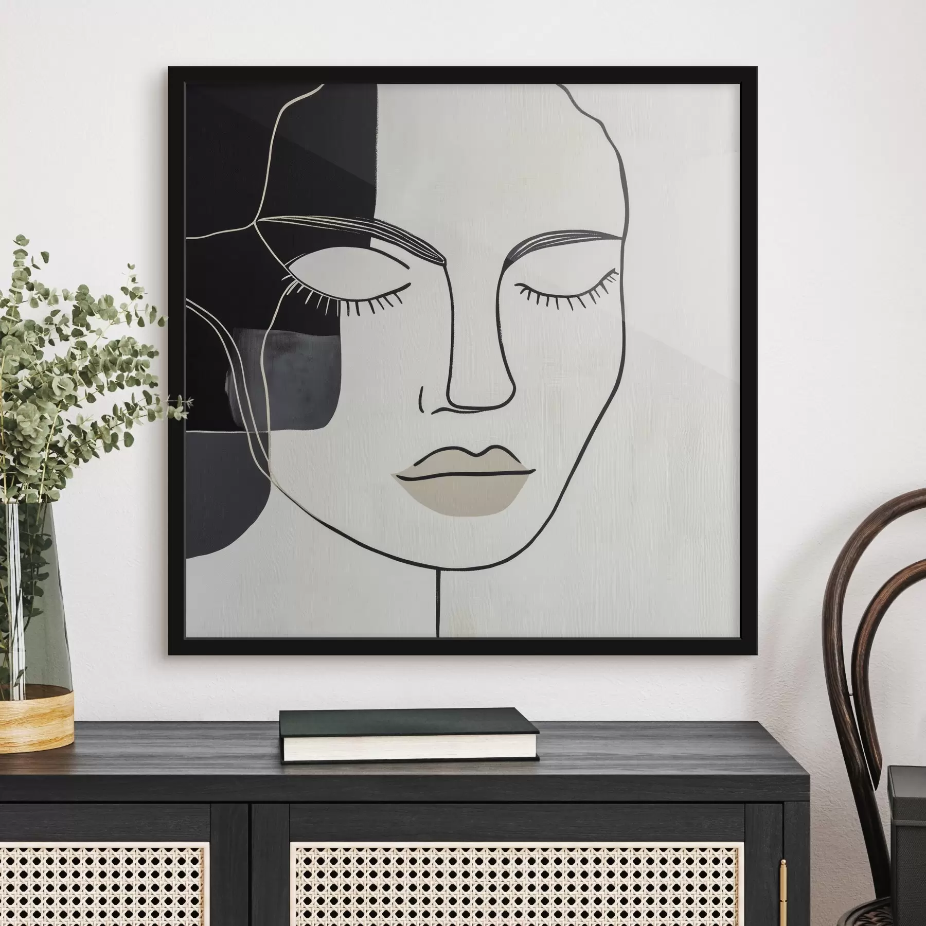 fototapet Portret abstract minimalist f45987