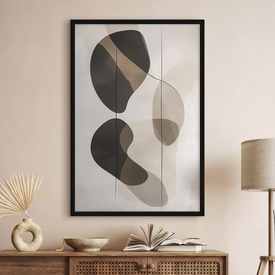 fototapet Forme abstracte plutitoare f45991