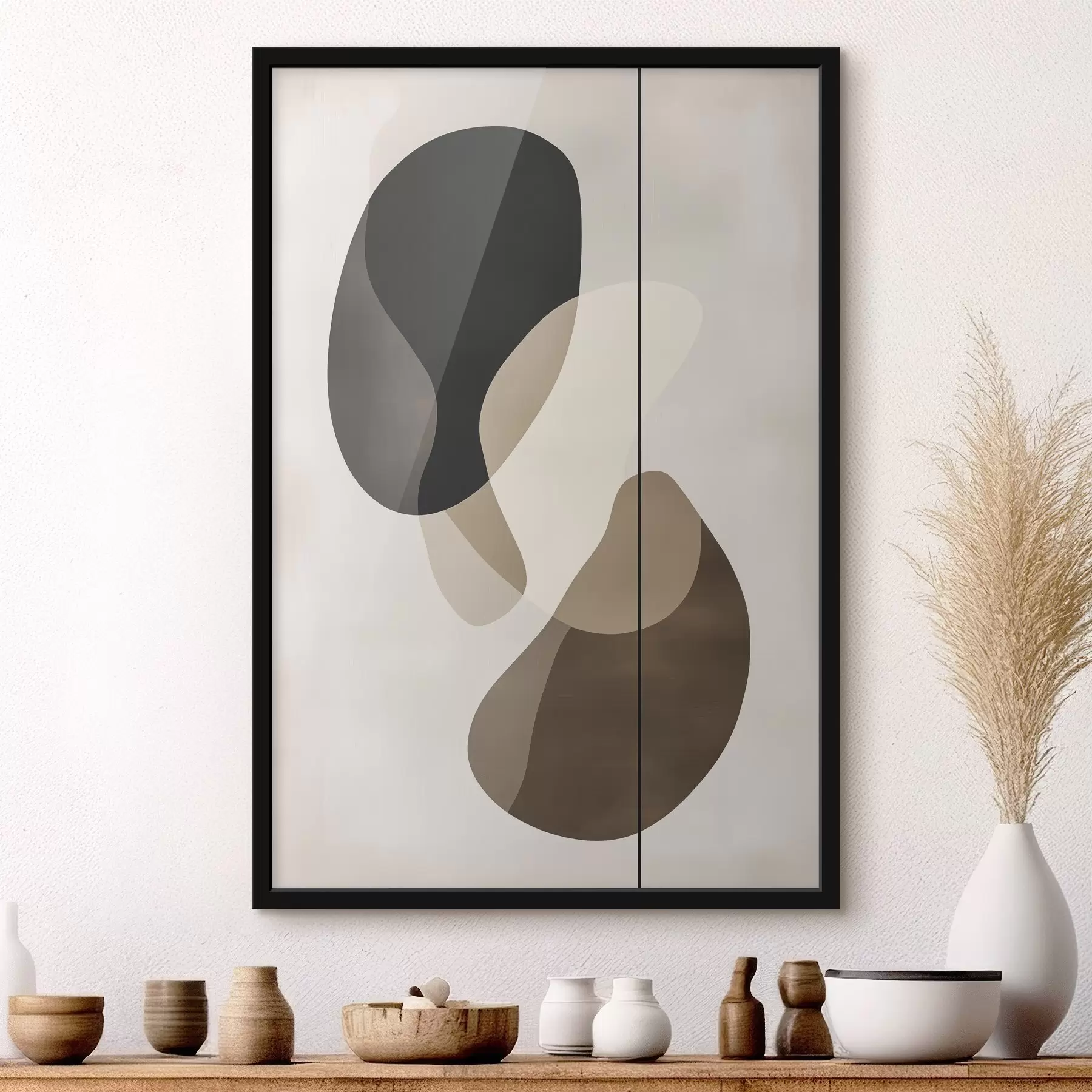 fototapet Forme abstracte plutitoare f45994