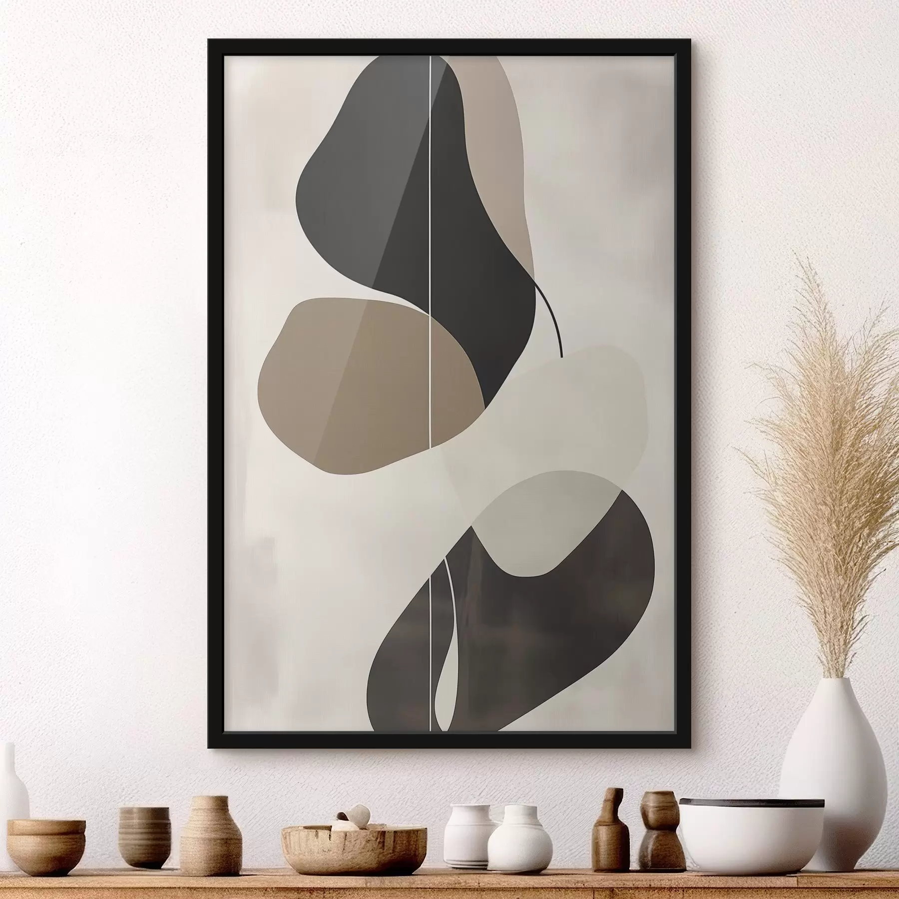 fototapet Forme abstracte plutitoare f45995