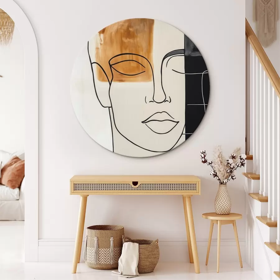 Tablouri Portret abstract minimalist r45986