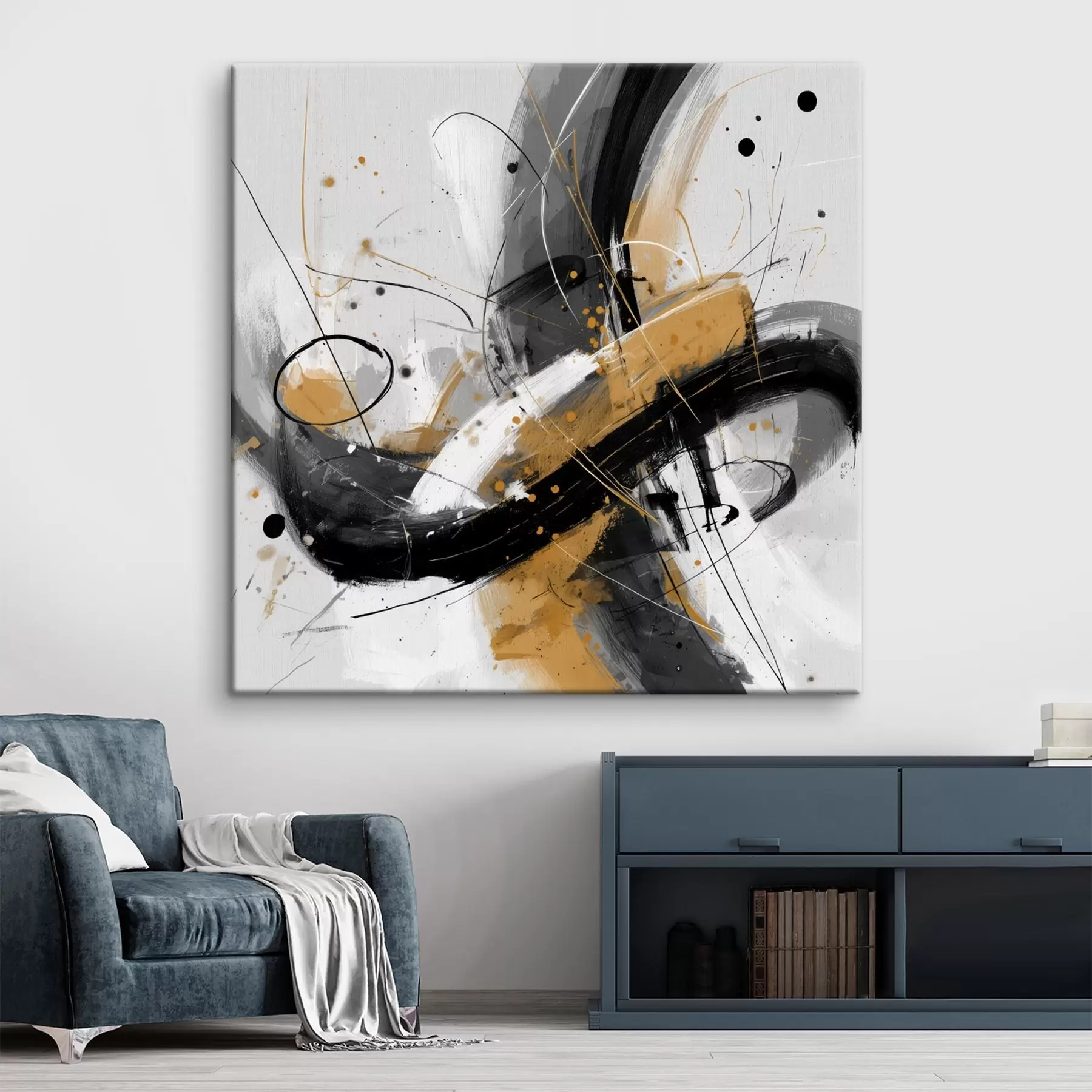 Tablouri Ecou grafic în stilul abstracționismului modern s45848