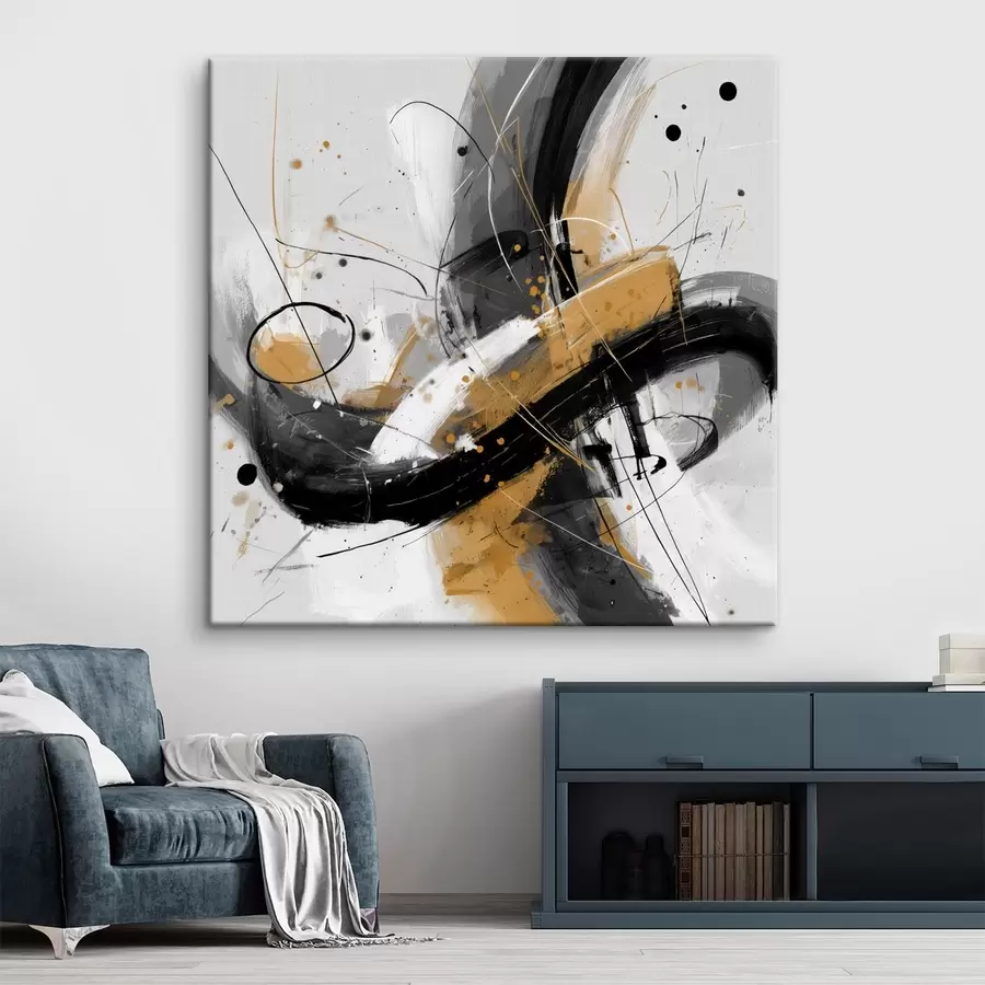 Tablouri Ecou grafic în stilul abstracționismului modern s45848