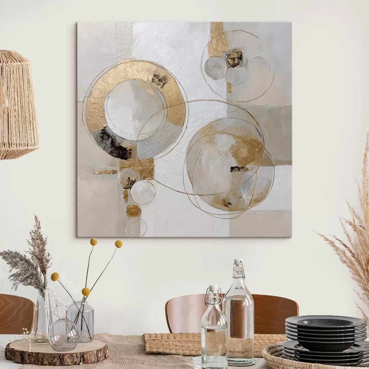 Tablouri Ciclicitatea formelor în stilul abstract modern s45851