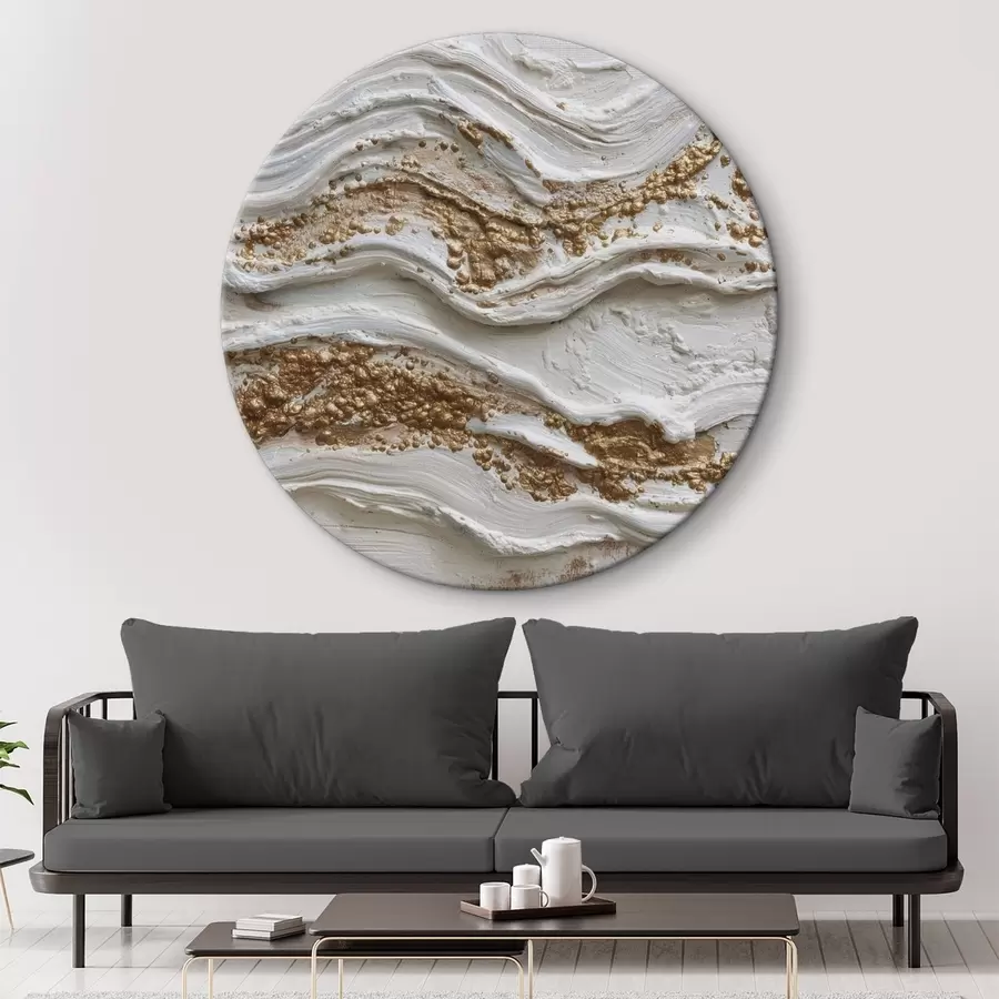 Tablouri Valuri de relief în stil abstract texturat r45854