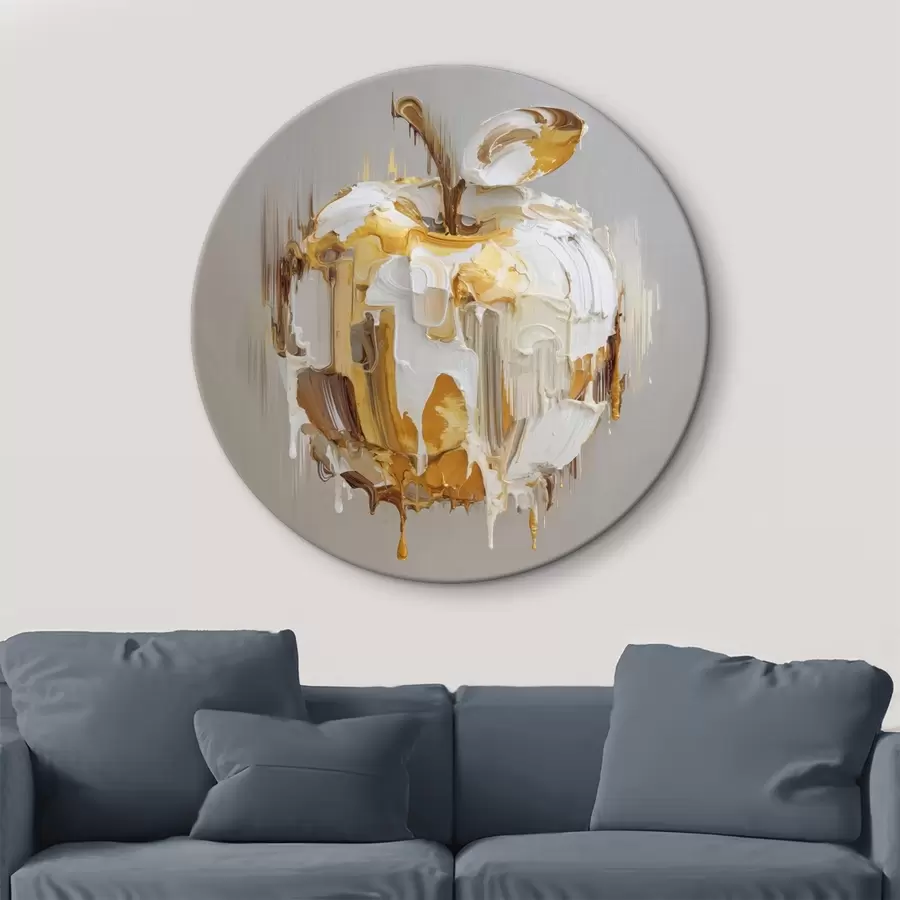 Tablouri Măr cu efect de vopsea topită r45862