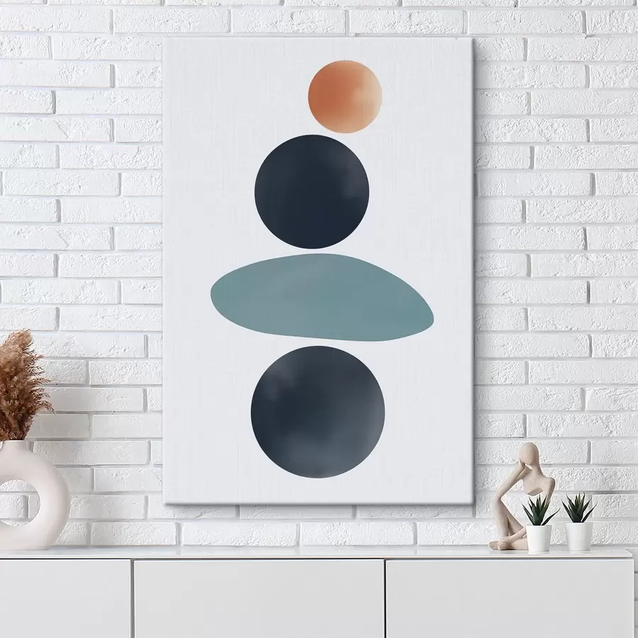 Tablouri Pete rotunjite abstracte s46061