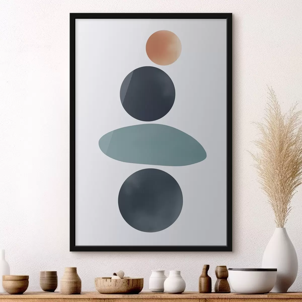 Poster Pete rotunjite abstracte f46061