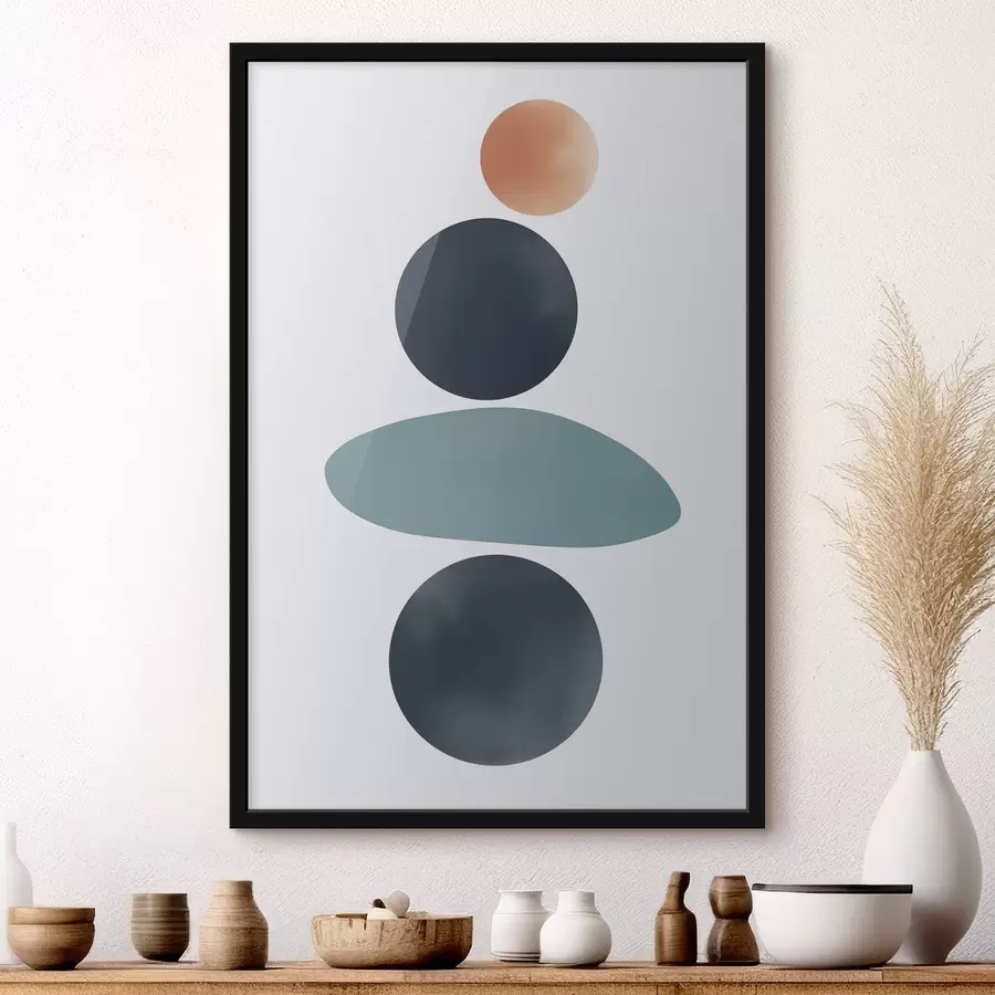 fototapet Pete rotunjite abstracte f46061