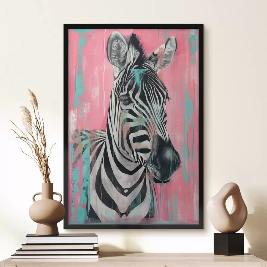 fototapet Zebra f46038