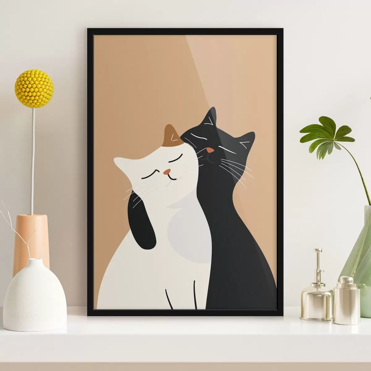 Poster Duo de pisici f46043