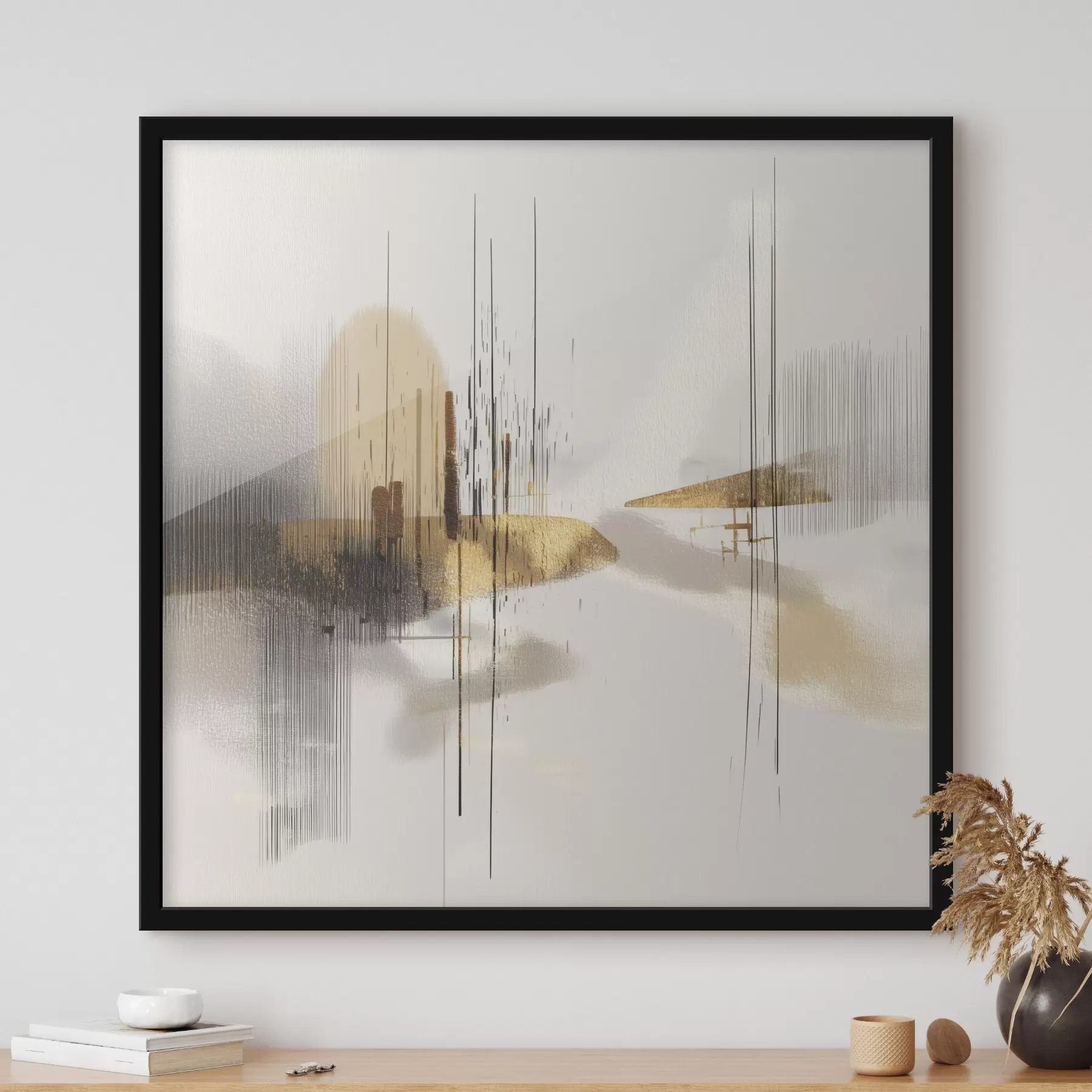 fototapet Malul liniștit în stil grafic minimalist f45849