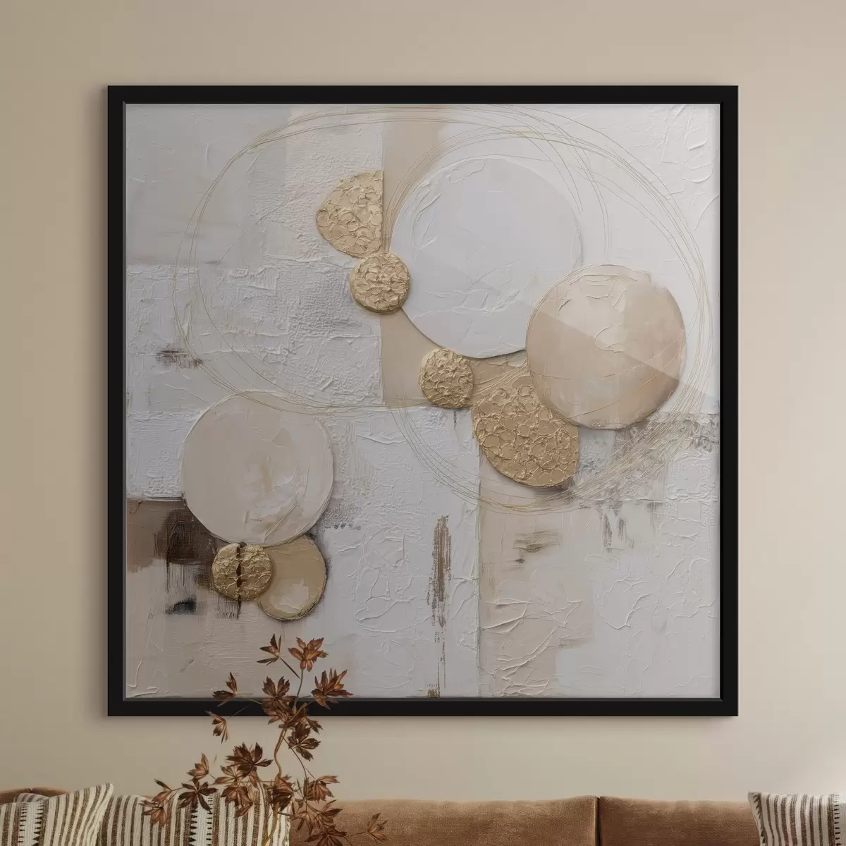 Poster Abstracție în stilul pictural volumetric f45852