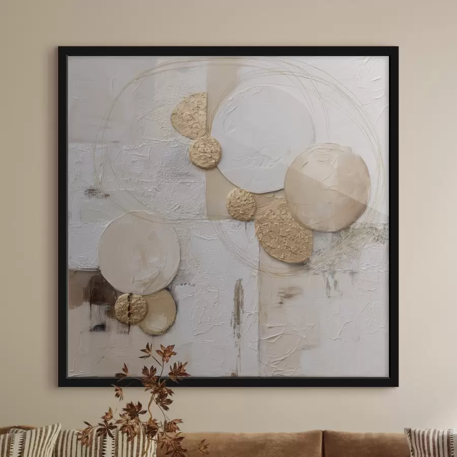 fototapet Abstracție în stilul pictural volumetric f45852