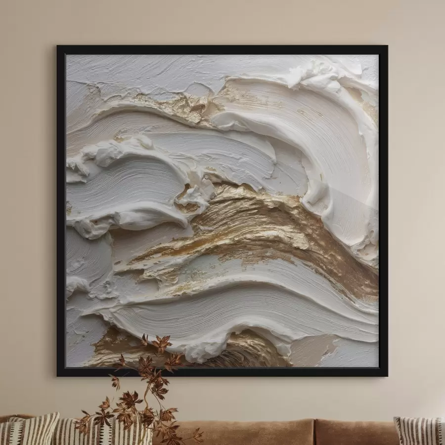 fototapet Val de formă în stilul abstracționismului volumetric f45853