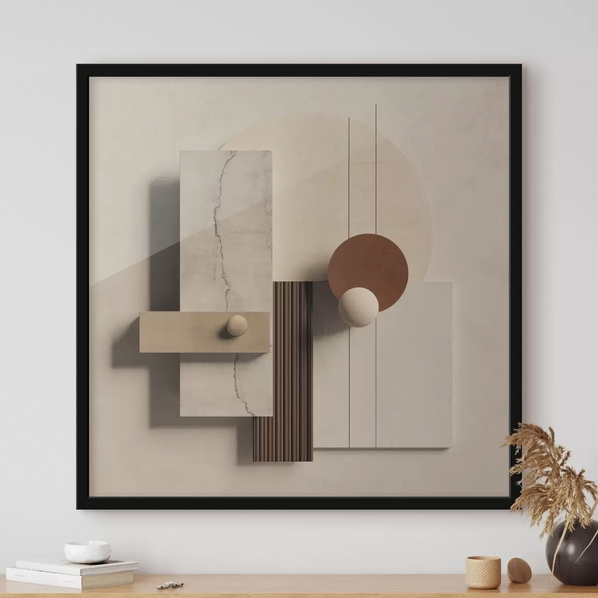 Poster Echilibru geometric în stil minimalist f45855